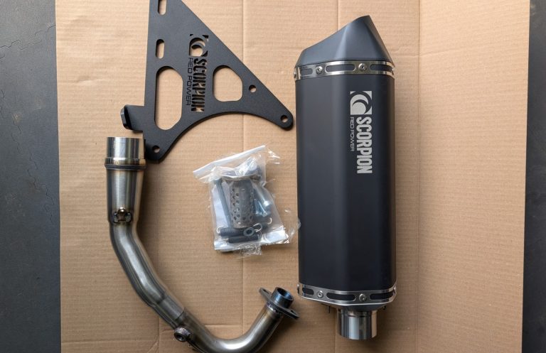 A picture a new Scorpion performance exhaust system.
